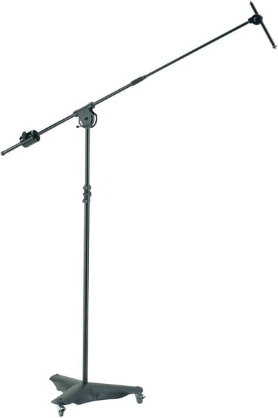 König & Meyer 21430 Overhead microfoonstatief zwart 1340/2200 mm - Microfoon statief