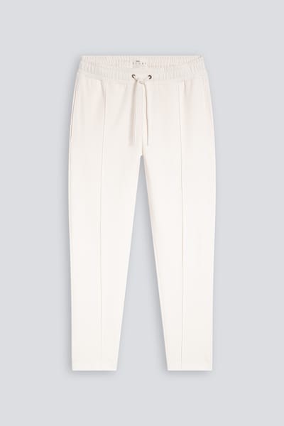 Track pants Serie Felpa Stretch Whisper White