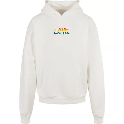 Merchcode - Love Teddy Oversized Hoodie/trui - 3XL - Wit