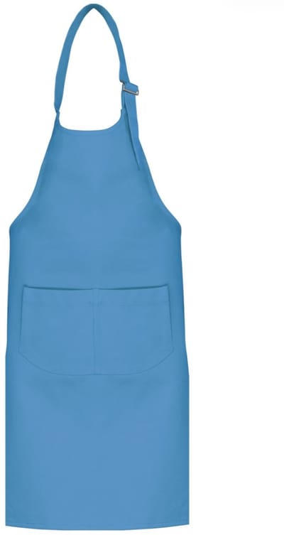 Keukenschort voor kinderen - kliederschort - knutselschort - kinderschort - aqua blauw