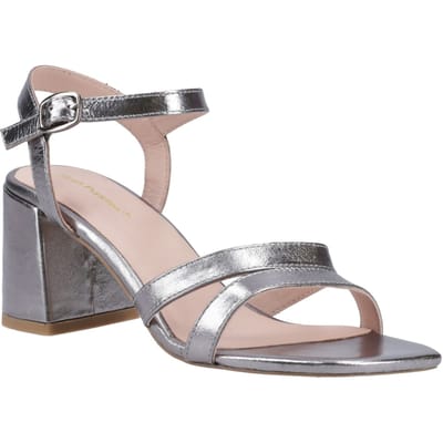 Hush Puppies Nalani Leren Damessandalen In Tinkleur