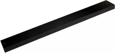Yaxell Messenstrip van Bamboe Zwart 49,5 cm – Magnetisch en Duurzaam – Voor 8 Messen – Inclusief Bevestigingsmateriaal – Voor Stijlvolle en Veilige Messenopslag