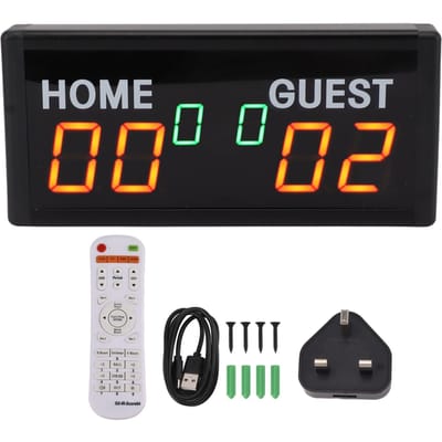 Digitale Scorebord met Afstandsbediening 1.8 Inch LED Elektronisch Draagbaar Tafelmodel Scorebord voor Badminton