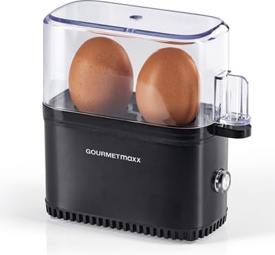 GOURMETmaxx eierkoker compact 2.0 - zwart mat