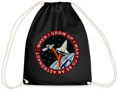 NASA When I grow Up I Want to Be An Astronaut Gymtas