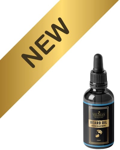 Velihan Beardcare - Baardolie Ocean Blue Wave 30ml - Baardparfum - Baardolie voor baardgroei - Baard olie - Baard verzorging - Baardolie korte Baard - Baardolie lange Baard