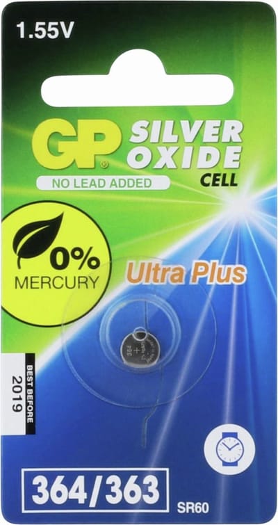 GP Batteries - GP Batteries Gp Knoopcel Zilver D364/sr60 - 30 Dagen Niet Goed Geld Terug