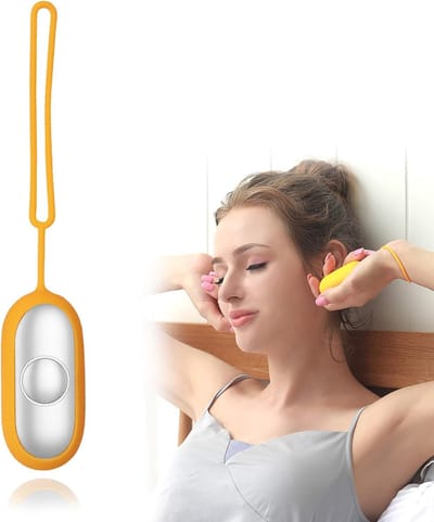 Handheld slaaphulpmiddel - Slaapapparaat - Slaaphulpmiddel - Verlicht slapeloosheid en stress - Verbetert de diepe slaap - Helpt u snel in slaap te vallen - Oranje