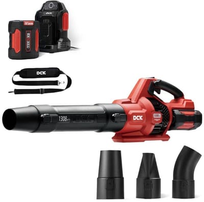 DCK Accu Bladblazer 58V SET - incl. 1x 5.0Ah Accu & 8A Snellader - 1308m³/h luchtvolume - KDLB58211FDK