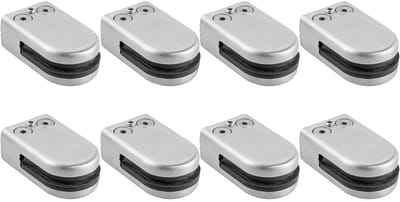 Daity 8-pack - Glasklem van roestvrij staal 304 - ronde glasklem van 6-8 mm - geschikt voor leuningen en trapleuningen
