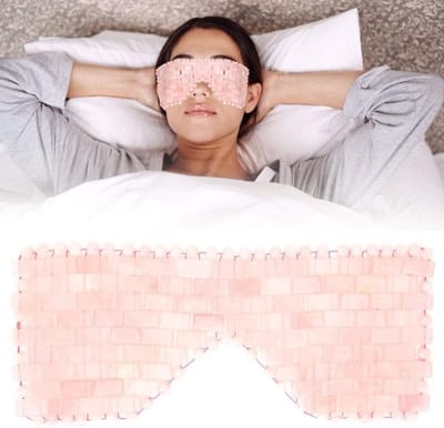 Jade Oogmasker voor Vermoeide Ogen, Anti-Aging, Koeling en Huidverzorging, Verwijder Rimpels en Vermoeidheid