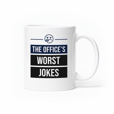 The Office’s Worst Jokes Mok – Grappige Werkplek Humor Koffiemok – Perfect Cadeau voor Collega’s – 330 ml