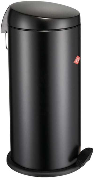 WESCO Capboy Maxi Prullenbak | Pedaalemmer | 22 Liter | Metaal - Matzwart | Afvalemmer - Made in Germany