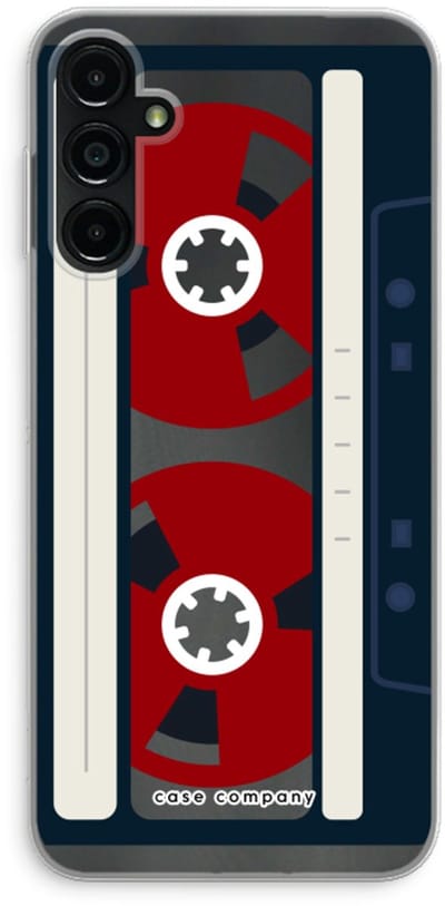 Case Company® - Hoesje geschikt voor Samsung Galaxy A14 hoesje - Here's your tape - Soft Cover Telefoonhoesje - Bescherming aan alle Kanten en Schermrand