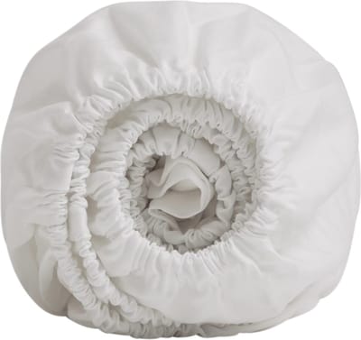 Yumeko hoeslaken katoen TENCEL™ wit 140x200x30 - Biologisch & ecologisch