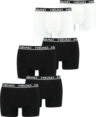 HEAD Heren Boxershorts HEAD BASIC BOXER 6er Pack Veelkleurig XL