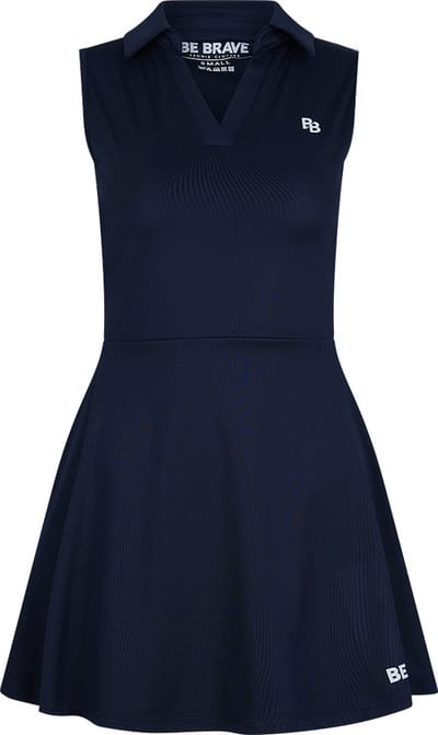 BB - Tennisjurk – Collardress – S – Navy – Inclusief short en zakken