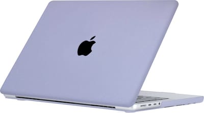 Lunso Geschikt voor MacBook Pro 16 inch (2021-2026) cover hoes - case - Candy Lavender