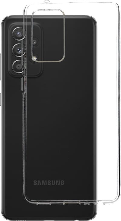 Mobiparts hoesje geschikt voor Samsung Galaxy A52/A52 5G/A52s 5G - Zacht TPU - Schokabsorberend TPU - Grip Coating - Transparant
