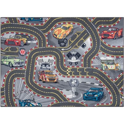 Kleden Rugsx REBEL ROADS TAPIJT Racers 97 Straten, auto's 95x133 cm