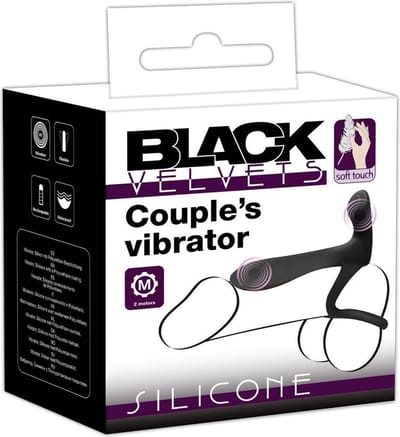 Black Velvets Couple´S Vibrator Zwart