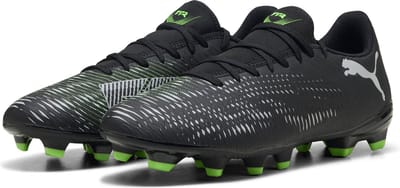 PUMA FUTURE 8 PLAY FG/AG Unisex Sportschoenen - PUMA Black-Cool Light Gray-Fluo Green