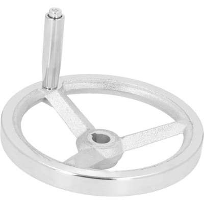 18 X 200mm Draaibank Handwiel Gietijzeren Rond Handwiel met Handgreep voor Freesmachine Slijpmachine