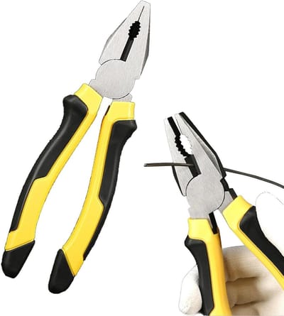 Draadstripper Tang - Krimptang Stripper - Bedrading Reparatie - Langere Hefboomarm - 8 Inch - Zwart