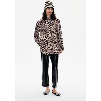 Baum und Pferdgarten Norma Pants Black Snake Maat: 34 | Leren broeken Outlet | Dames | Zwart
