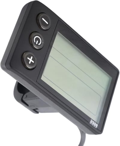 SnelShoppen - LCD Display voor Elektrische Fietsen, 24V, 36V, 48V, S866 Fietssnelheidsmeter, E-bike Computer met SM Plug, Handvatmontage 22.2mm