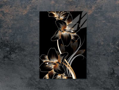 TMK ArtDeko - Snijplank Glas - Orchidee 35x52 cm