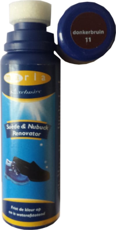 Marla Suede Velours Nubuck Renovator Donker Bruin (Schoenonderhoud - Kleurhersteller)