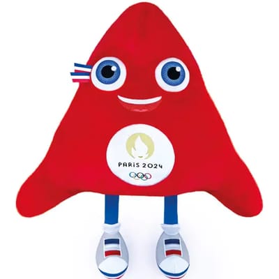 Officiële Olympische Spelen Parijs 2024 pluche mascotte 80 cm