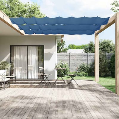 vidaXL Luifel verticaal 140x1000 cm oxford stof blauw