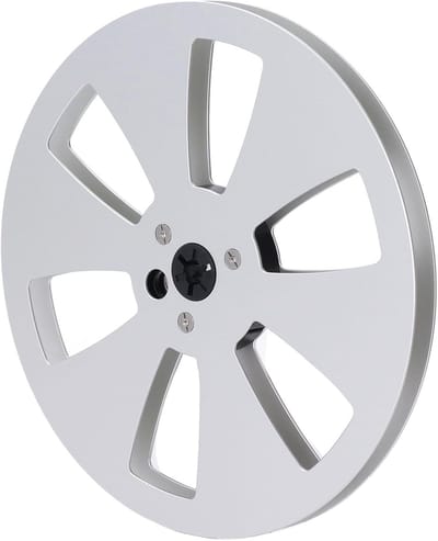 Lege Tape Haspel - Reserveonderdeel - Opnemen Afspelen - Aluminium Constructie - 7 inch - Zilver