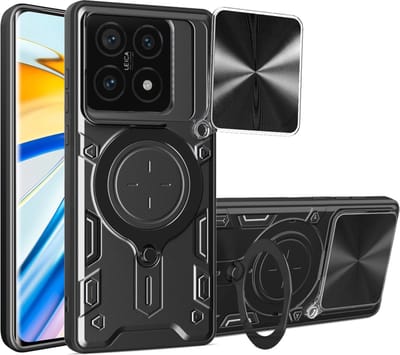 Hoesje geschikt voor Xiaomi 14T Pro - Techsuit CamGuard Pro Back Cover - Zwart