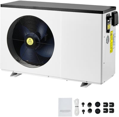 Elektrische zwembadwarmtepomp 3,22-15,25 kW met energiebesparende technologie