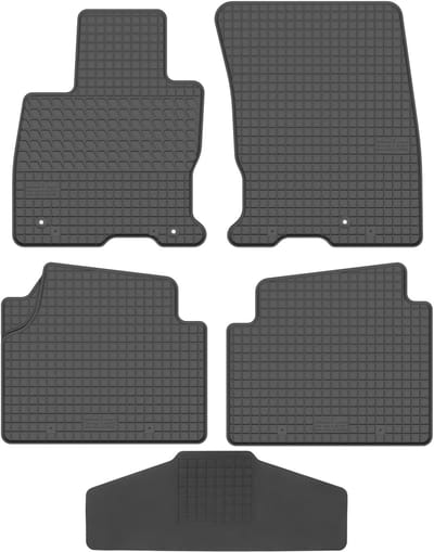 Max-Dywanik MOTOHOBBY Serie - Ford Kuga III 2019 - Rubber Automatten - Zwart - Beschermende Randen