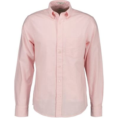 Gant Overhemd Classic Oxford Dobby Washed Pink / male