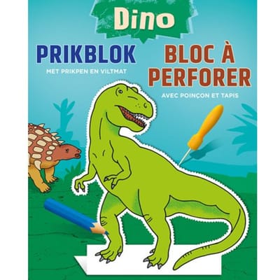 Dino prikblok Educatieve boeken (spelletjes en raadsels)