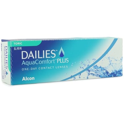 DAILIES® AquaComfort PLUS® Toric - Sterkte -3.00 - Cilinder -0.75 - As 180 - 30 pack - Daglenzen - BC 8.80 - Torische contactlenzen