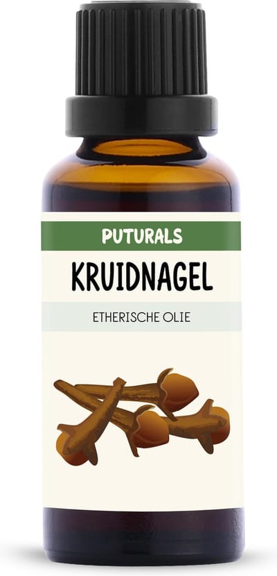 Puturals KruidnagelOlie 100% Natuurlijk - 30ml - Puur en Vegan - Kruidnagel Etherische Olie voor Huid, Haar en Aromatherapie