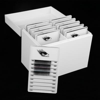 Boîte de Rangement pour Extensions de Cils 10 Couches Organisateur de Maquillage pour Faux Cils