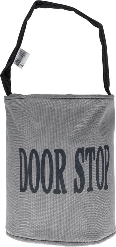 Homescapes deurstopper tas “Door Stop” met lus grijs 2600g