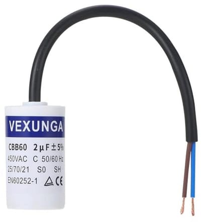 Condensator 2uF 450V AC motorcondensator 30x51MM voor pompen en machines