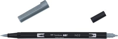 Tombow Brush pen - ABT N52 - Dual Brushpen - Cool Gray 8 - Grijs