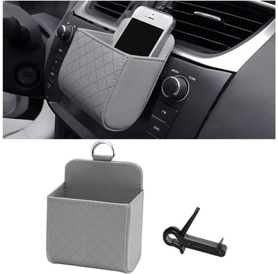 Dailygoods- Opbergdoos Multifunctioneel - Auto Organizer - PU-leer - Universeel - Compact - 5,5 x 9 x 12 cm - Slijtvast Design