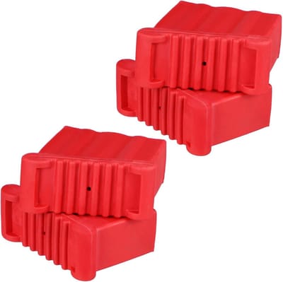 Ladder Voet Pads - Trap Stabilisatoren - Veilig Werken - Antislip Basis - 4 Stuks - Rood