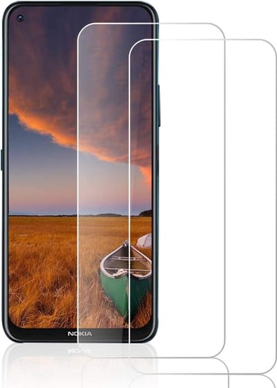 Geschikt Voor: Nokia 5.4 Screen Protector [2-Pack] Tempered Glas Screenprotector