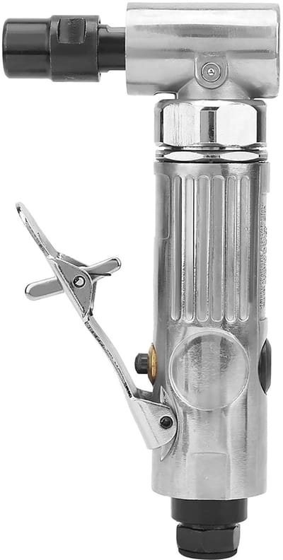 OmGoods - Dailygoody - 75 Mm Pneumatische Stiftslijper - Industriële Kwaliteit - 90 Graden Buiging - Slijpschijf - Hout en Metalen - Geschikt voor diverse mater